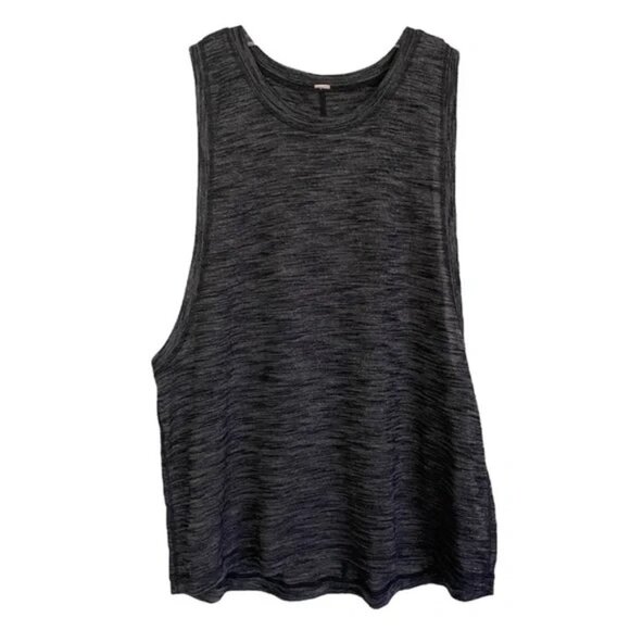Lululemon Cardio Squad Tank Heathered Black - Picture 1 of 8